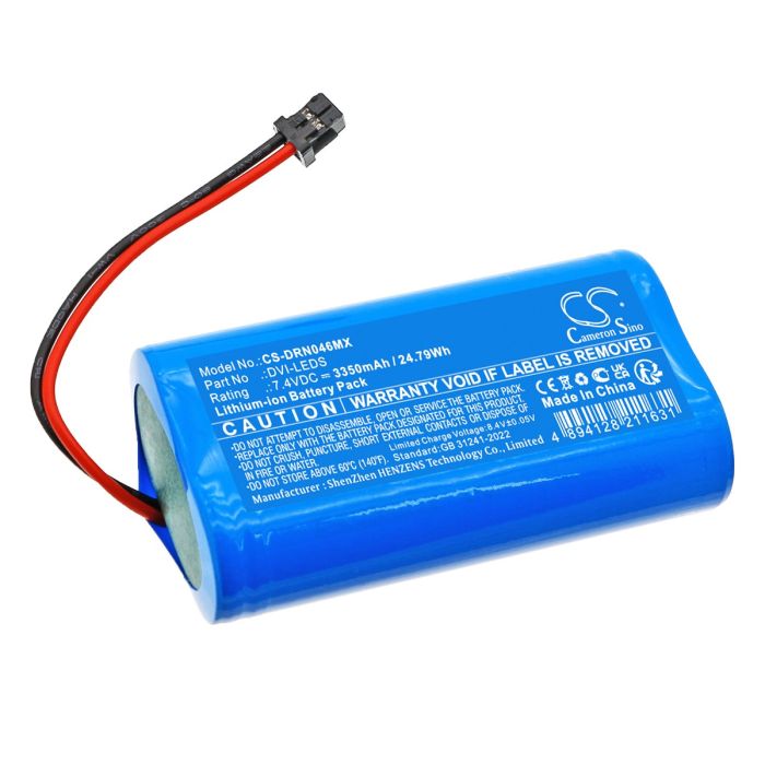 Vision lääketieteellisen laitteen LED DayLite yhteensopiva akku 3350mAh