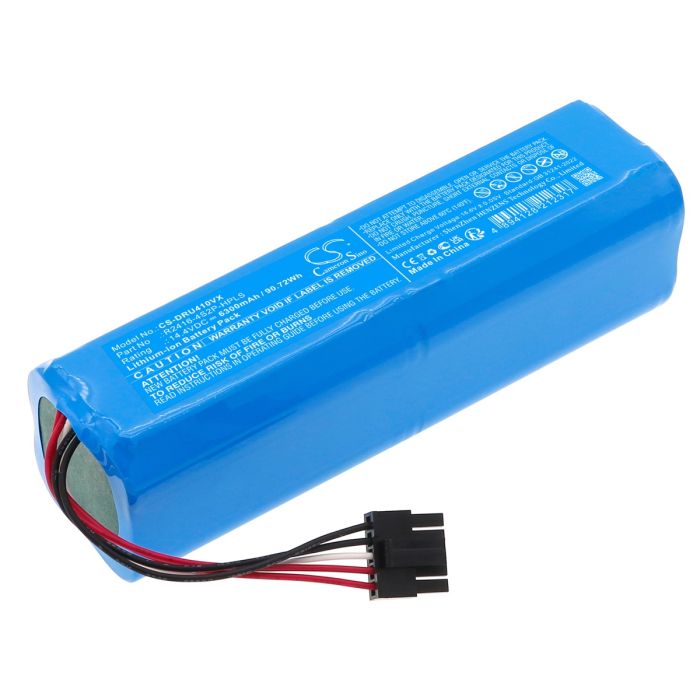 Dreame pölynimurin tai robotti-imurin Bot X30 Ultra / D10s plus yhteensopiva akku 6300mAh