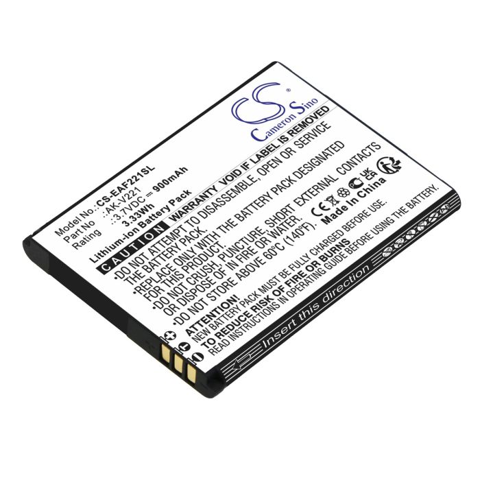 Emporia puhelimen Flip V221 / Active glam V221 4G yhteensopiva akku 900mAh