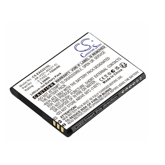 Emporia matkapuhelimen Active Glam, Active Glam 4G yhteensopiva akku 700mAh