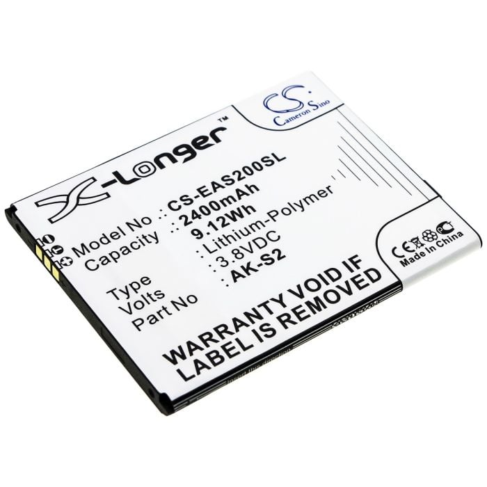 Emporia älypuhelinten Smart 2 yhteensopiva akku 2400mAh
