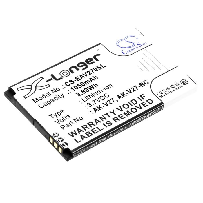 Emporia puhelimen Simplicity / V27 yhteensopiva akku 1050mAh