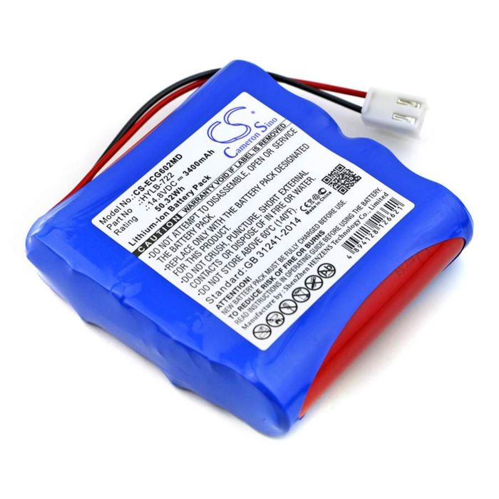 Biocare ECG-6010 akku 3400mAh