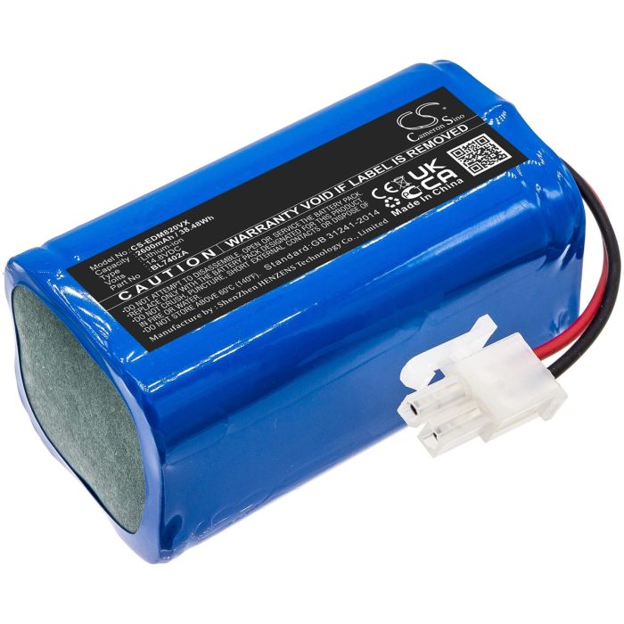 Ecovacs pölynimurin tai robotti-imurin Deebot M82 yhteensopiva akku 2600mAh