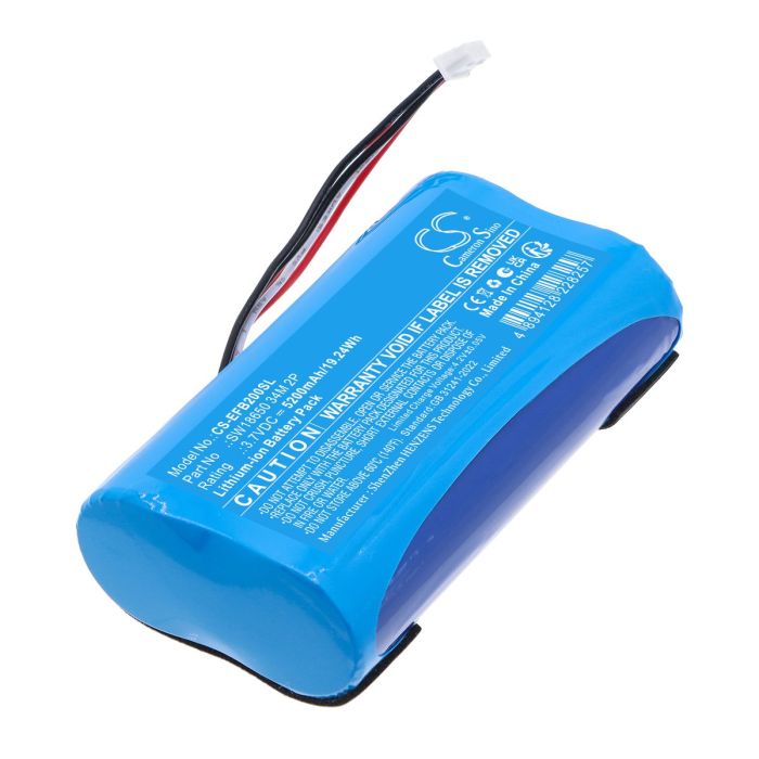 Eufy valvontakameran yhteensopiva akku 5200mAh