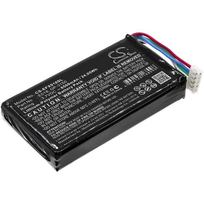 EXFO tutkimuslaitteen OX1 / OX1 Optical Explorer yhteensopiva akku 6500mAh