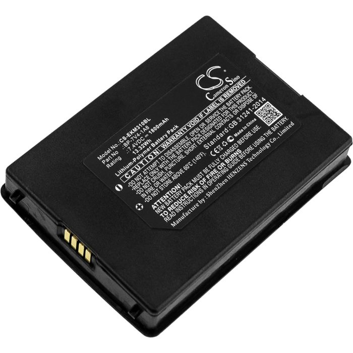 E-SEEK tutkimuslaitteen M310 / M310S yhteensopiva akku 1800mAh