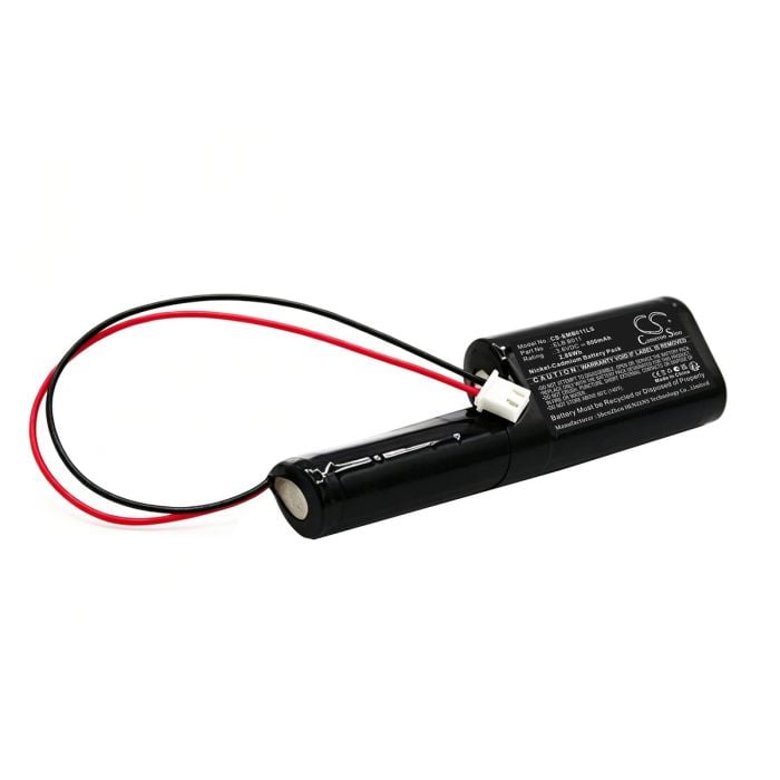 Lithonia hätävalaisimen BBAT0116A, ELB B011 yhteensopiva akku 800mAh