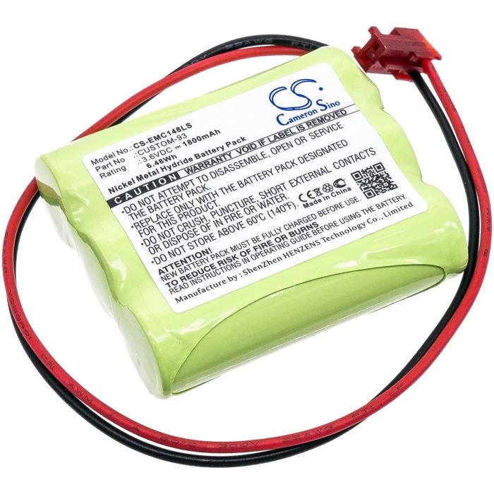 Cooper hätävalaistus LPZ70RWH yhteensopiva akku 1800mAh