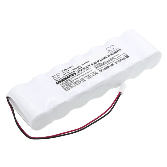 DUAL-LITE hätävalaistus PGB / PGP yhteensopiva akku 2500mAh