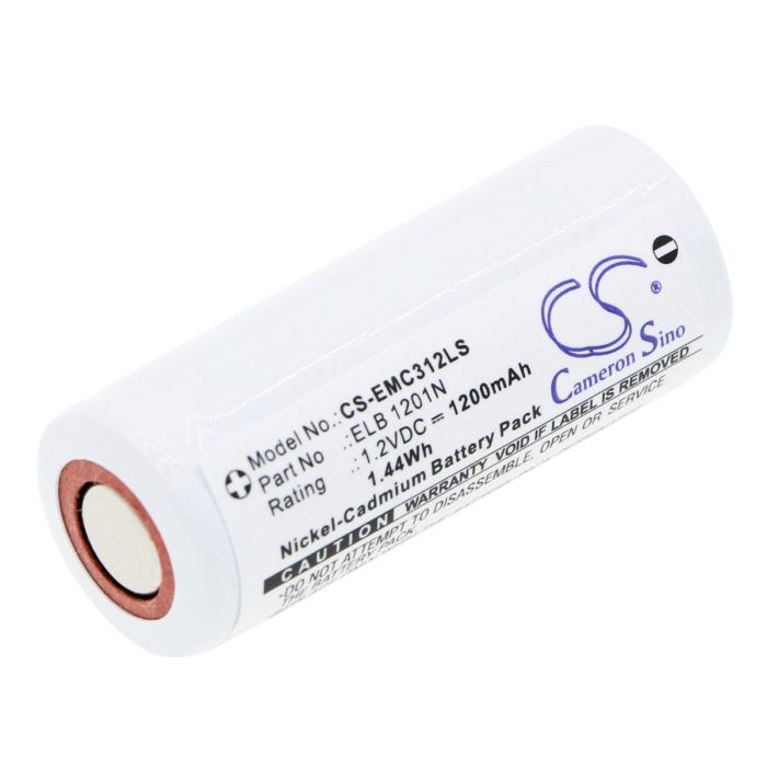 Lithonia hätävalaistus LX S W 3 G 120/277 EL N / LQM S W 3 R 120/277 ELNSD yhteensopiva akku 1200mAh