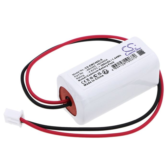 LumaPro hätävalaistus 6CGL3 / 6CGL4 yhteensopiva akku 300mAh