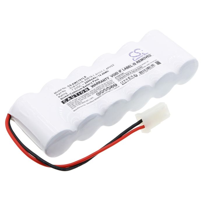 Lithonia hätävalaistus LV S W R 120/277 ELN UM yhteensopiva akku 2000mAh