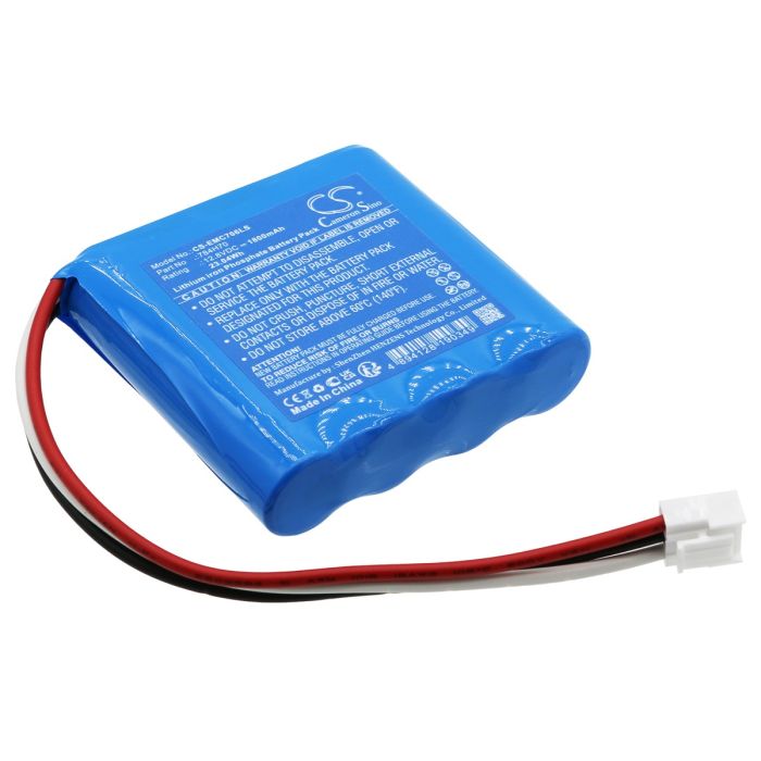 DUAL-LITE hätävalaistus DYN6I yhteensopiva akku 1800mAh