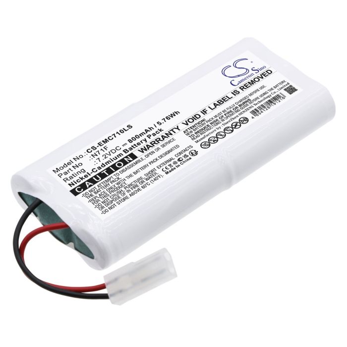 BIG BEAM hätävalaistus ECHL1RWW / ECHL2RWW yhteensopiva akku 800mAh