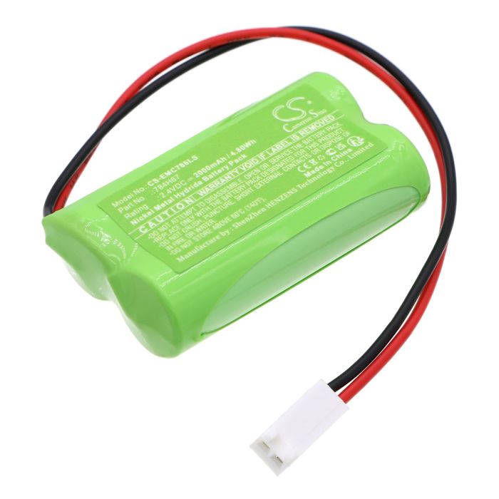 DUAL-LITE hätävalaistus EV4D-02L / EV4DI-02L yhteensopiva akku 2000mAh