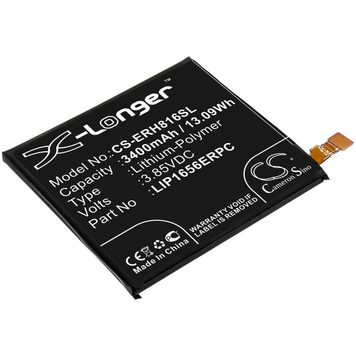 Sony älypuhelinten H8116 / H8166 yhteensopiva akku 3400mAh