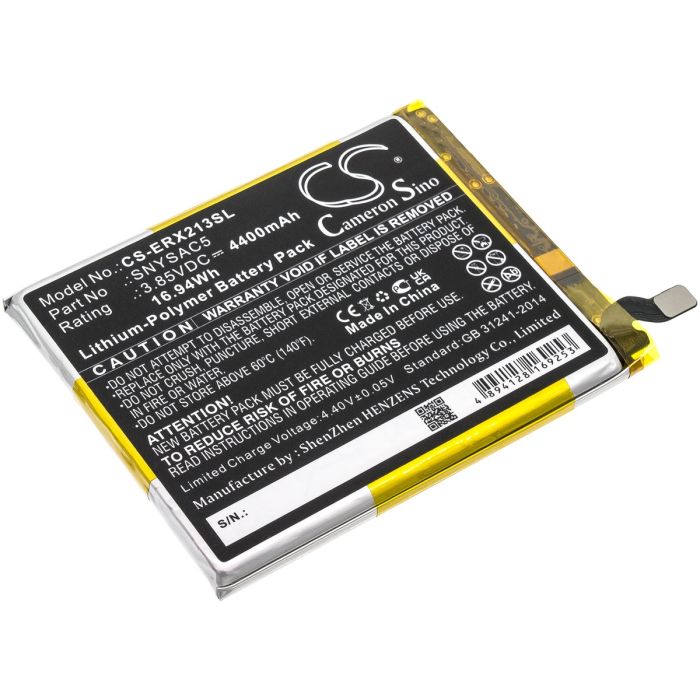 Sony älypuhelinten A102SO / PDX-213 yhteensopiva akku 4400mAh