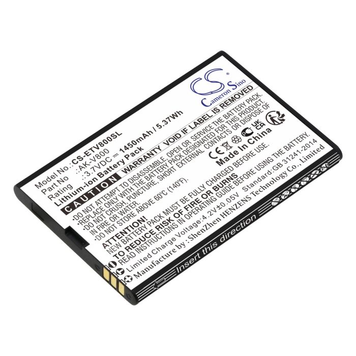 Emporia puhelimen TALKsmart / V800 yhteensopiva akku 1450mAh