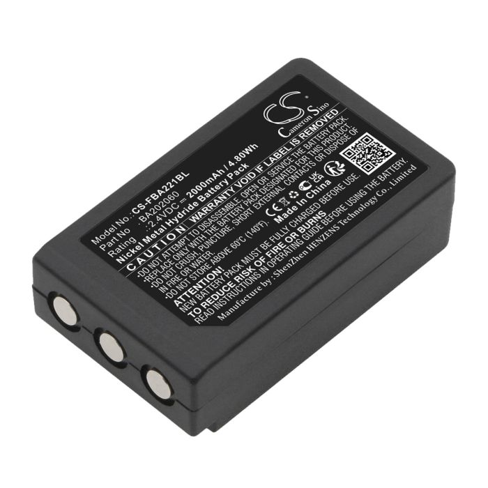 HBC laitteen kaukosäädin Patrol S / Radiomatic RV yhteensopiva akku 2000mAh