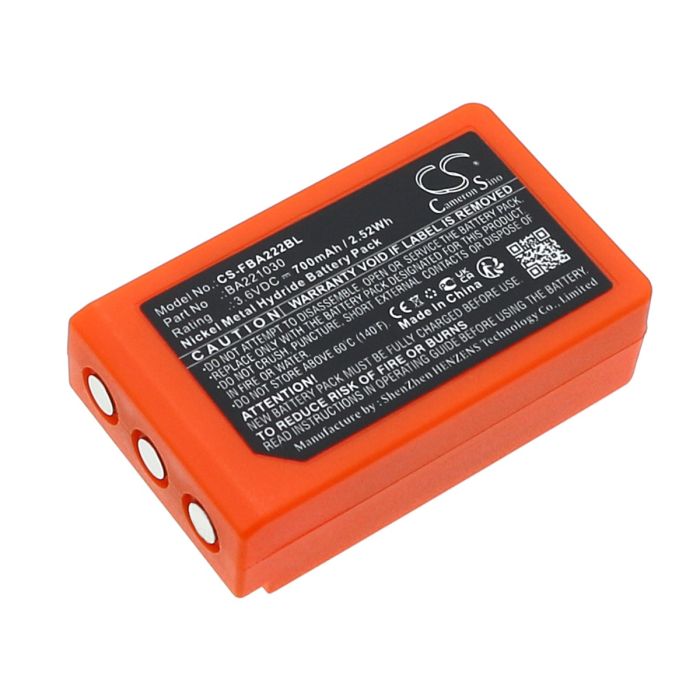 HBC laitteen kaukosäädin Patrol S / Radiomatic RV yhteensopiva akku 700mAh