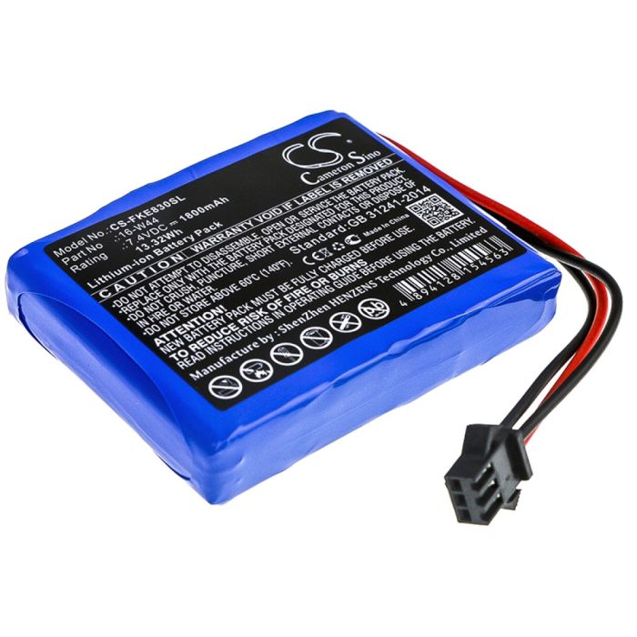 Fluke tutkimuslaitteen 830 yhteensopiva akku 1800mAh