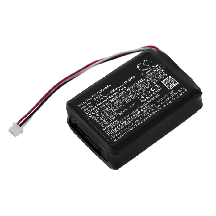 FLIR lämpökameran Scout 240 yhteensopiva akku 3600mAh
