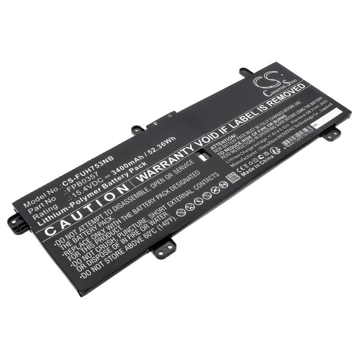 Fujitsu tabletin LifeBook CH75, E3 yhteensopiva akku 3400mAh