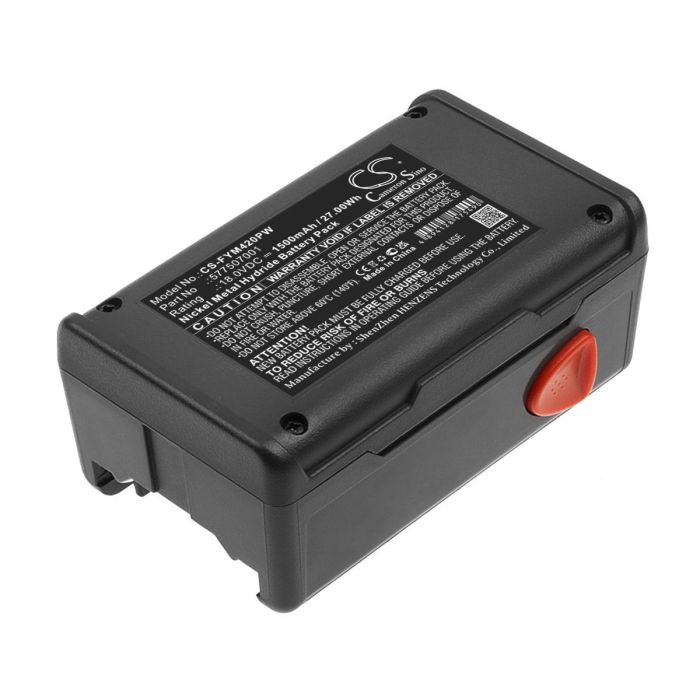 Flymo puutarhatyökalun Contour Cordless XT / Easicut 420 yhteensopiva akku 1500mAh