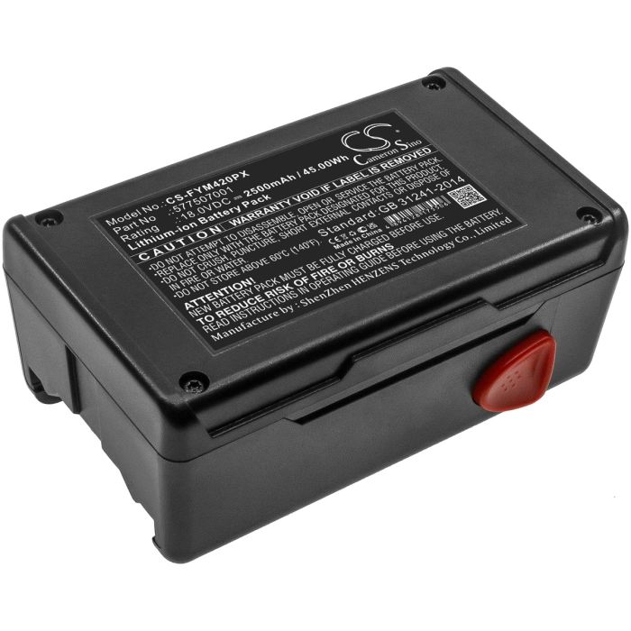 Flymo puutarhatyökalun Contour Cordless XT / Easicut 420 yhteensopiva akku 2500mAh