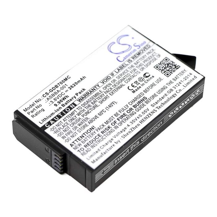 GoPro Fusion akku 2620mAh
