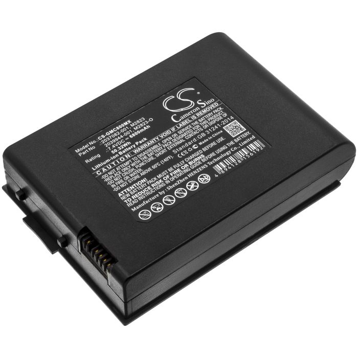 GE lääketieteellisen laitteen ECG Mac 800 / MAC 800 yhteensopiva akku 6800mAh