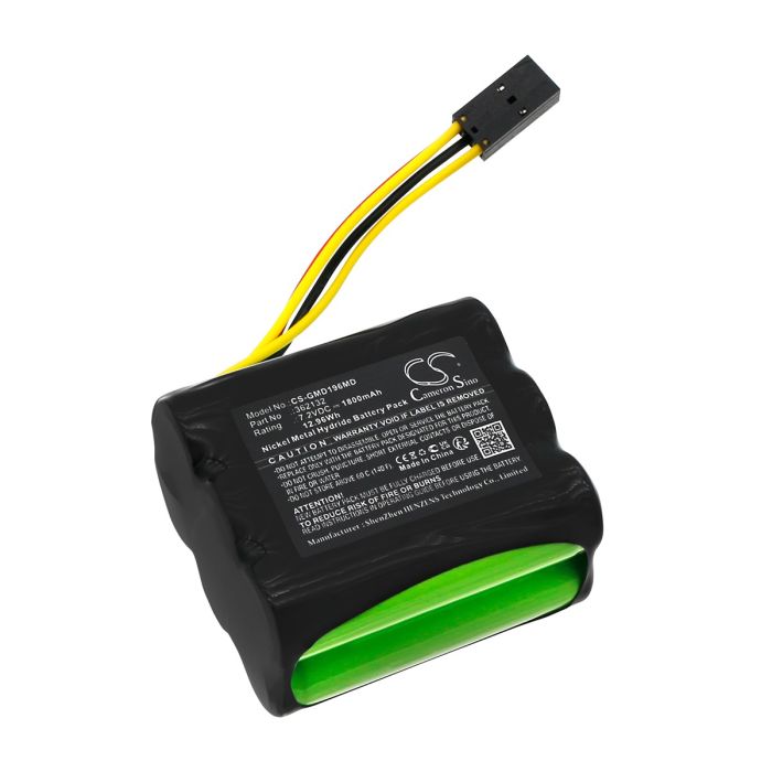 GretagMacbeth lääketieteellisen laitteen Densitometer D196 / Densitometer D19C yhteensopiva akku 1800mAh