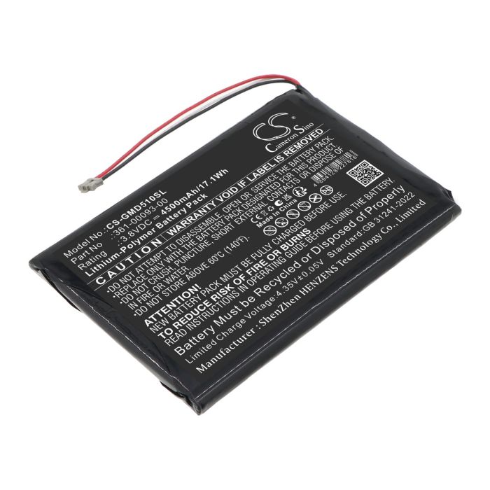 Garmin navigaattorin 010-01561-00, 010-01561-20 yhteensopiva akku 4500mAh