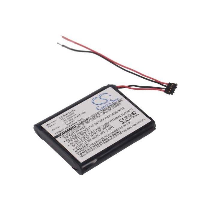 Garmin Edge 200, Edge 205, Edge 500 Navigaattorin Akku