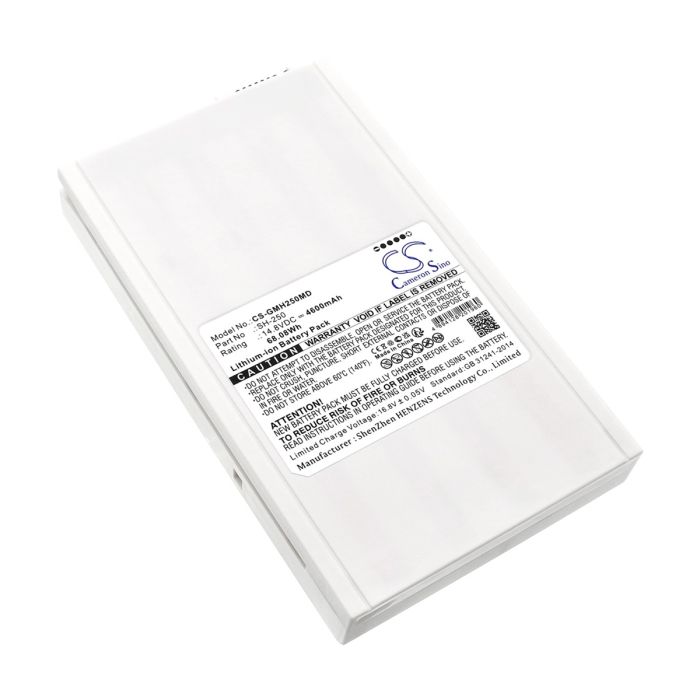 GE lääketieteellisen laitteen Logiq Book XP / Logiq Book SH-250 yhteensopiva akku 4600mAh