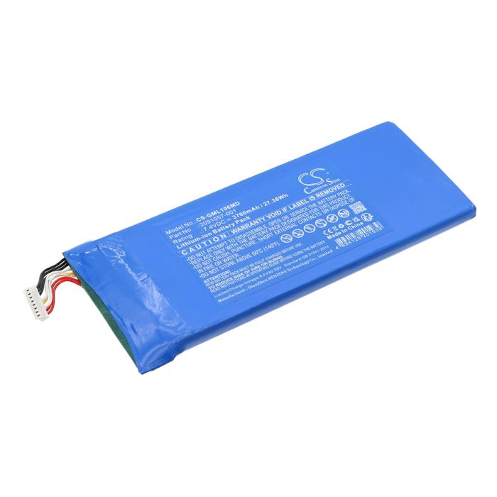 GE lääketieteellisen laitteen Mack Link yhteensopiva akku 3700mAh