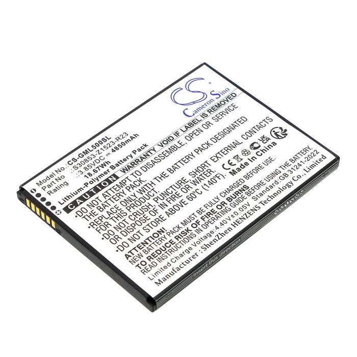 Gigaset matkapuhelimen GS5, GS5 Lite yhteensopiva akku 4850mAh