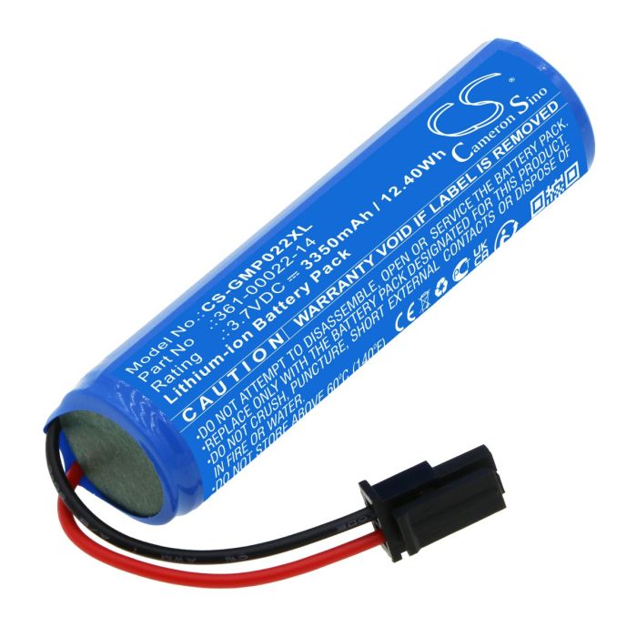 Garmin koirapannan Pro Control 2 RX / PRO Control 2 remote receiver yhteensopiva akku 3350mAh