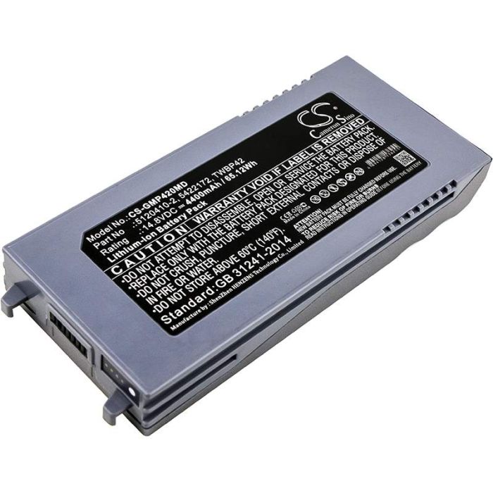 GE Echographe Logic-E, Echographe Logiq I, Echographe Vivid E akku 4400mAh GE Echographe Logic-E, Echographe Logiq I, Echographe Vivid E akku 4400mAh
