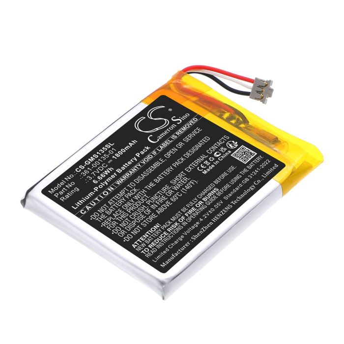 Garmin navigaattorin inReach Messenger yhteensopiva akku 1800mAh
