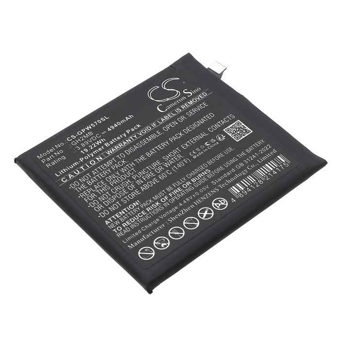 Google Pixel 9 Pro XL yhteensopiva akku 4940mAh
