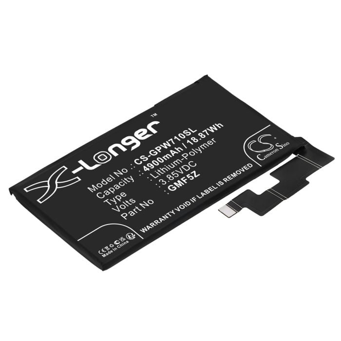 Google puhelimen Pixel 7 Pro yhteensopiva akku 4900mAh