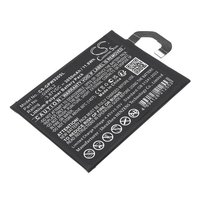 Google Pixel 9 Pro Fold yhteensopiva akku 3050mAh