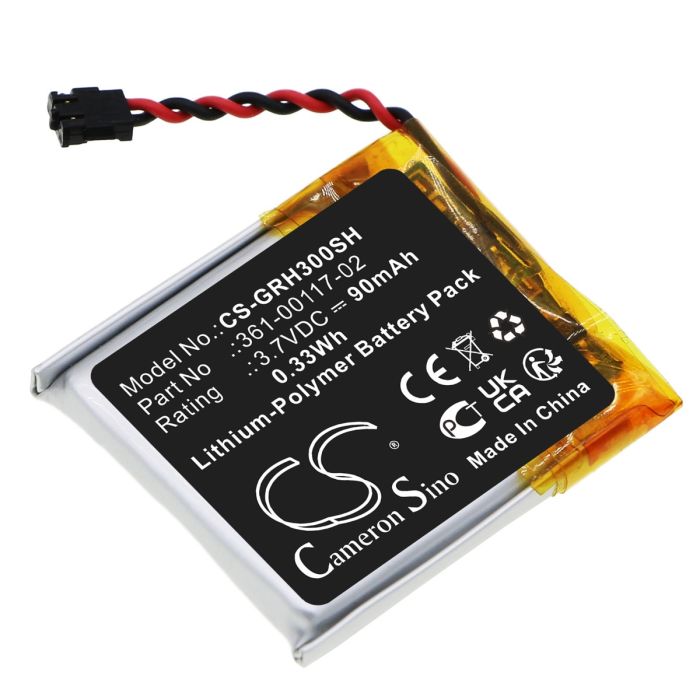 Garmin älykellon Forerunner 30 yhteensopiva akku 90mAh