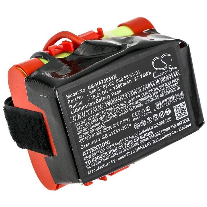 Husqvarna Automower 105, Automower 305, Automower 308 akku 1500mAh