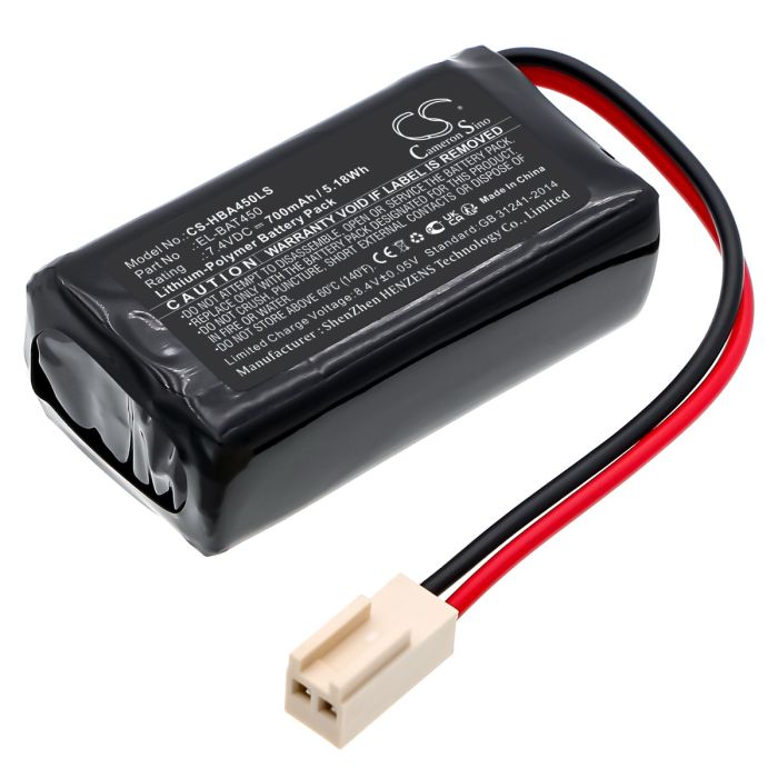 Hochiki hätävalaistus Exit Signs / Firescape luminaires yhteensopiva akku 700mAh