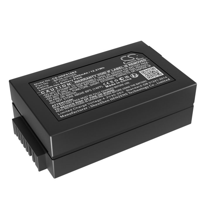 Dolphin viivakoodinlukijan 6000LU1 / 6500 yhteensopiva akku 3300mAh