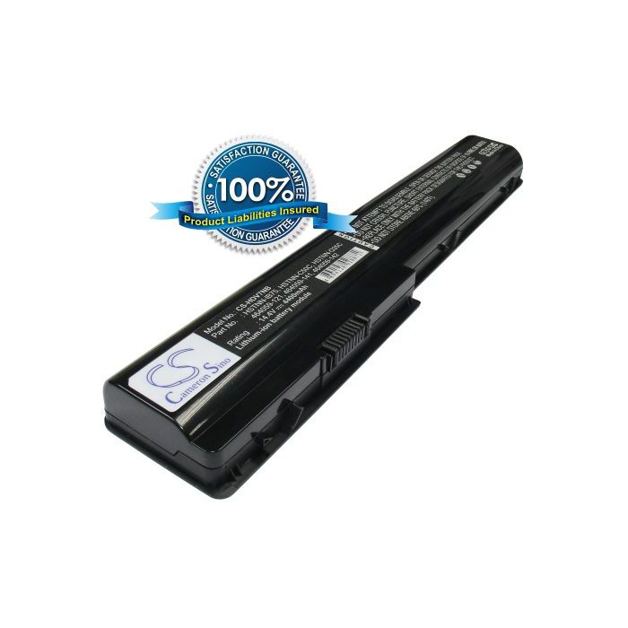 HP Pavilion dv7, Pavilion HDX akku, 4400 mAh Musta HP Pavilion dv7, Pavilion HDX akku, 4400 mAh Musta
