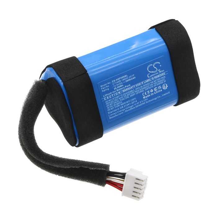 Harman/Kardon kaiuttimen GO + Play 3 yhteensopiva akku 2600mAh